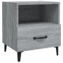 Mesita de noche 2 unidades madera contrachapada gris Sonoma de vidaXL, Mesitas de noche - Ref: Foro24-817306, Precio: 73,80 €...
