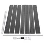 Set aus schwarzen WPC-Zaunpaneelen 353x146 cm von vidaXL, Zaunpaneele - Ref: Foro24-3070459, Preis: 416,01 €, Rabatt: %