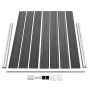 Set aus schwarzen WPC-Zaunpaneelen 353x146 cm von vidaXL, Zaunpaneele - Ref: Foro24-3070459, Preis: 416,01 €, Rabatt: %