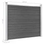 Set aus schwarzen WPC-Zaunpaneelen 353x146 cm von vidaXL, Zaunpaneele - Ref: Foro24-3070459, Preis: 416,01 €, Rabatt: %