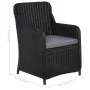 Juego de comedor para jardín 3 piezas negro de vidaXL, Conjuntos de jardín - Ref: Foro24-3068714, Precio: 359,48 €, Descuento: %