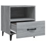 Mesita de noche 2 unidades madera contrachapada gris Sonoma de vidaXL, Mesitas de noche - Ref: Foro24-817306, Precio: 73,80 €...