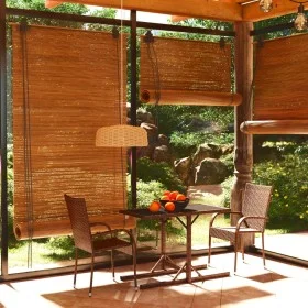 Juego de comedor para jardín de 3 piezas marrón by vidaXL, Garden sets - Ref: Foro24-3072451, Price: 169,23 €, Discount: %
