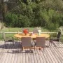 7-Piece Brown Synthetic Rattan Garden Dining Set by vidaXL, Garden sets - Ref: Foro24-3070757, Price: 538,84 €, Discount: %