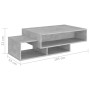 Mesa de centro madera de ingeniería gris hormigón 105x55x32 cm de vidaXL, Mesas de centro - Ref: Foro24-808526, Precio: 75,12...