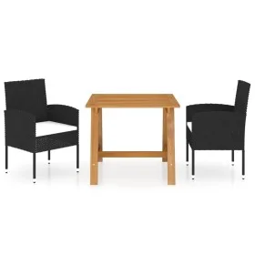 3-teiliges schwarzes Garten-Essset von vidaXL, Gartensets - Ref: Foro24-3068722, Preis: 197,65 €, Rabatt: %