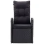Juego de comedor para jardín 5 piezas negro de vidaXL, Conjuntos de jardín - Ref: Foro24-3068766, Precio: 762,93 €, Descuento: %