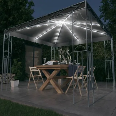 Pavillon mit anthrazitgrauem LED-Lichtband 300x300 cm von vidaXL, Zelte und Pavillons - Ref: Foro24-3070339, Preis: 267,31 €,...