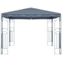 Cenador con tira de luces LED gris antracita 300x300 cm de vidaXL, Carpas y cenadores - Ref: Foro24-3070339, Precio: 270,75 €...