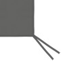 Seitenwand des Pavillons mit anthrazitgrauen 4x2 m großen Fenstern. von vidaXL, Zubehör für Pavillons und Pavillons - Ref: Fo...