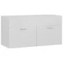 Juego de muebles de baño madera de ingeniería blanco brillo de vidaXL, Muebles de baño - Ref: Foro24-3070979, Precio: 153,48 ...