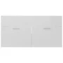 Juego de muebles de baño madera de ingeniería blanco brillo de vidaXL, Muebles de baño - Ref: Foro24-3070979, Precio: 153,48 ...