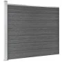 Schwarzes WPC-Zaunplatten-Set 526 x 146 cm von vidaXL, Zaunpaneele - Ref: Foro24-3070460, Preis: 615,21 €, Rabatt: %