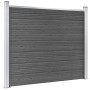 Black WPC Fence Panel Set 526x146 cm by vidaXL, fence panels - Ref: Foro24-3070460, Price: 598,94 €, Discount: %