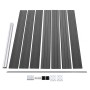 Black WPC Fence Panel Set 526x146 cm by vidaXL, fence panels - Ref: Foro24-3070460, Price: 598,94 €, Discount: %