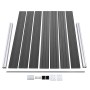 Black WPC Fence Panel Set 526x146 cm by vidaXL, fence panels - Ref: Foro24-3070460, Price: 598,94 €, Discount: %