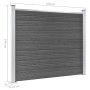 Black WPC Fence Panel Set 526x146 cm by vidaXL, fence panels - Ref: Foro24-3070460, Price: 598,94 €, Discount: %