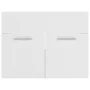 Engineered wood white bathroom furniture set by vidaXL, Bathroom furniture - Ref: Foro24-3071000, Price: 109,06 €, Discount: %