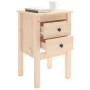 Nachttische 2 Stück aus massivem Kiefernholz 40x35x61,5 cm von vidaXL, Nachttische - Ref: Foro24-813690, Preis: 99,27 €, Raba...
