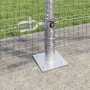 Reja con postes Plateado 1.2 x 25 m Acero