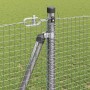 Reja con postes Plateado 1.2 x 25 m Acero