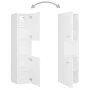 Weißes Badezimmermöbelset aus Holzwerkstoff von vidaXL, Badezimmermöbel - Ref: Foro24-3071405, Preis: 253,54 €, Rabatt: %