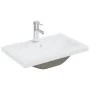 Weißes Badezimmermöbelset aus Holzwerkstoff von vidaXL, Badezimmermöbel - Ref: Foro24-3071405, Preis: 253,54 €, Rabatt: %