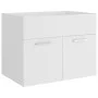 Weißes Badezimmermöbelset aus Holzwerkstoff von vidaXL, Badezimmermöbel - Ref: Foro24-3071405, Preis: 253,54 €, Rabatt: %