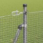 Reja con postes Plateado 1.6 x 25 m Acero