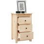 Nachttische 2 Stück aus massivem Kiefernholz 40x35x61,5 cm von vidaXL, Nachttische - Ref: Foro24-813700, Preis: 120,41 €, Rab...
