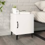 Mesita de noche madera contrachapada blanco de vidaXL, Mesitas de noche - Ref: Foro24-812060, Precio: 34,06 €, Descuento: %