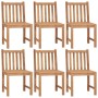 Garden chairs, 6 units, solid teak wood with cushions. by vidaXL, Garden chairs - Ref: Foro24-3073135, Price: 696,69 €, Disco...