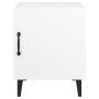 Mesita de noche madera contrachapada blanco de vidaXL, Mesitas de noche - Ref: Foro24-812060, Precio: 34,06 €, Descuento: %