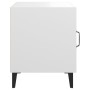 Mesita de noche madera contrachapada blanco de vidaXL, Mesitas de noche - Ref: Foro24-812060, Precio: 34,06 €, Descuento: %