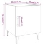 Weißer Nachttisch aus Sperrholz von vidaXL, Nachttische - Ref: Foro24-812060, Preis: 34,11 €, Rabatt: %