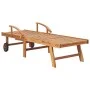 Sun loungers 2 units solid teak wood with anthracite cushion by vidaXL, Loungers - Ref: Foro24-3073186, Price: 594,07 €, Disc...