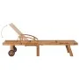 Sun loungers 2 units solid teak wood with anthracite cushion by vidaXL, Loungers - Ref: Foro24-3073186, Price: 594,07 €, Disc...