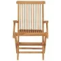 Garden chairs 8 pcs solid teak wood with beige cushions by vidaXL, Garden chairs - Ref: Foro24-3072907, Price: 630,98 €, Disc...