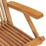 Garden chairs 8 pcs solid teak wood with beige cushions by vidaXL, Garden chairs - Ref: Foro24-3072907, Price: 630,98 €, Disc...