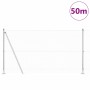 Reja con postes Plateado 1.2 x 50 m Acero