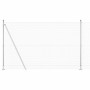 Reja con postes Plateado 1.5 x 50 m Acero