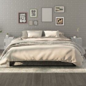 Mesitas de noche 2 unidades madera contrachapada gris hormigón de vidaXL, Mesitas de noche - Ref: Foro24-812069, Precio: 50,1...