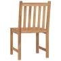 Garden chairs, set of 4, made of solid teak wood with cushions. by vidaXL, Garden chairs - Ref: Foro24-3073102, Price: 454,26...