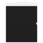 Black engineered wood cabinet with sink by vidaXL, bathroom vanities - Ref: Foro24-3071568, Price: 299,38 €, Discount: %