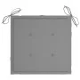 Garden chairs 8 pcs solid teak wood with gray cushions by vidaXL, Garden chairs - Ref: Foro24-3072890, Price: 620,58 €, Disco...