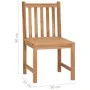 Gartenstühle 4 Stk. massives Teakholz von vidaXL, Gartenstühle - Ref: Foro24-3073085, Preis: 417,74 €, Rabatt: %