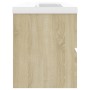 Furniture with engineered wood Sonoma oak sink by vidaXL, bathroom vanities - Ref: Foro24-3071570, Price: 293,38 €, Discount: %