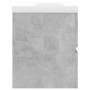 Betongrauer Holzwerkstoffschrank mit Waschbecken von vidaXL, Badezimmerwaschtische - Ref: Foro24-3071571, Preis: 297,56 €, Ra...