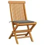 Gartenstühle 8 Stück aus massivem Teakholz mit grauen Kissen von vidaXL, Gartenstühle - Ref: Foro24-3072918, Preis: 485,43 €,...