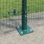 Reja con postes Verde 1.2 x 10 m Acero